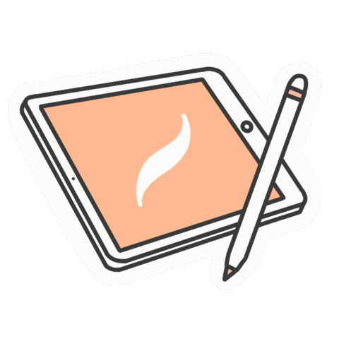 Drawing Illustrator Sticker