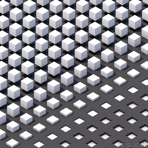 satisfying black and white GIF by Pi-Slices