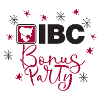 Party Christmas Sticker by IBC Bank