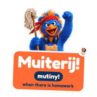 Protest Homework Sticker by Dutch Fluency