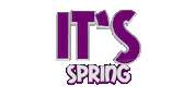 Its Spring Sticker by OpticalArtInc.