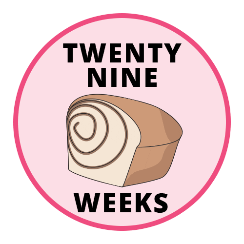Pregnancy Baby Size Sticker by Bump Boxes