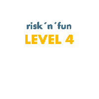 Level 4 Sticker by risknfun-alpenverein