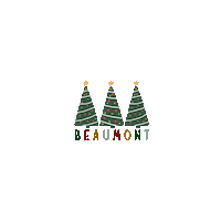 Main Street Christmas Sticker by Beaumont Events