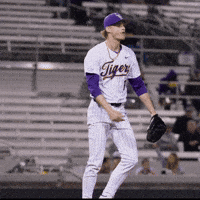 Pitching College Sports GIF by LSU Tigers