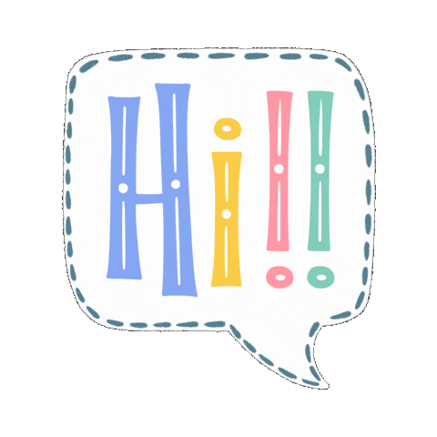 Greetings Hello Sticker