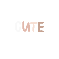 lettering_bysara pink aesthetic lettering pastel Sticker