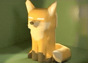 emmy883 giphyupload music fox fox idle animation fox tail wag GIF