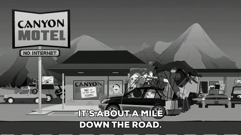 black and white truck GIF by South Park 