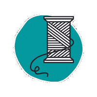 CutandSewPHL thread sewing sew quilt Sticker