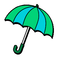 Happy Make It Rain Sticker by The Online Studio