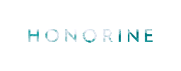 iamhonorine fashion logo blue beach Sticker
