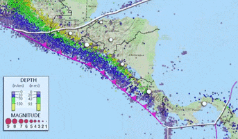 Central America Earthquake GIF by EarthScope Consortium
