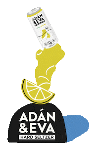 ADANyEVA lata hard seltzer coctel mandarina Sticker