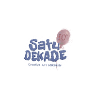 fajriarif creativeart 1dekade ultahca 1dekadeca Sticker