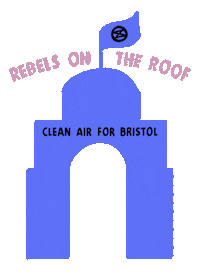 Breathe Climate Change Sticker