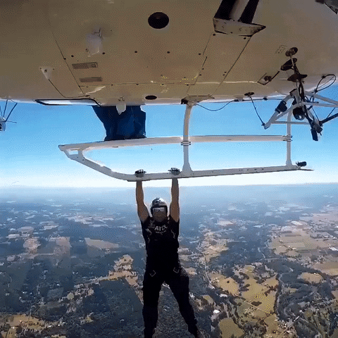 sky skydiving GIF by Sport Decouverte