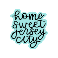 hudsonmain new jersey home sweet home jersey city hudson main Sticker