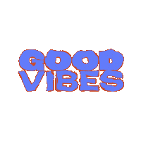 Vibing Good Vibes Sticker