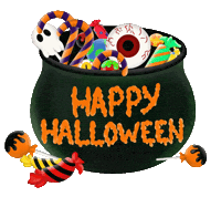 RinaRayt halloween ghost eye candy Sticker