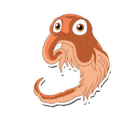 triopsking sea monkeys triops tadpole shrimps urzeitkrebse Sticker