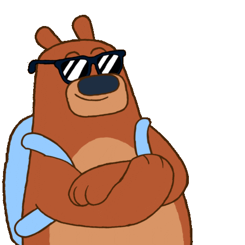 Wink Chill Sticker by My Neighbor Alice