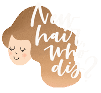 Hair Haircut Sticker by Tutajna