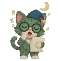 Sleepy Good Night Sticker