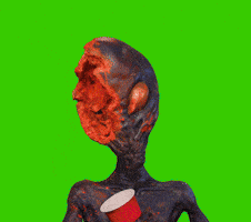 Extra Terrestrial Drinking GIF by The Horror Section