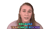 Nicki Crochet Sticker by Nicki's Homemade Crafts