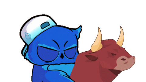 Bull Run Money Sticker by BigBrains