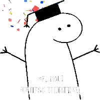 Party Celebrating Sticker by UFSC - Blumenau