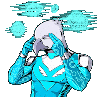 Glitch Think Sticker by ambientcrypto