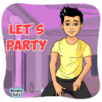 New Year Party GIF by Bobble