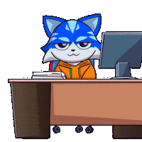 Bored Cat Sticker by Toshithecat