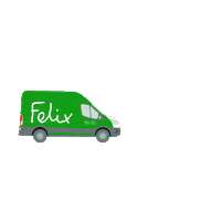 thefelixproject felix food delivery delivery truck the felix project Sticker