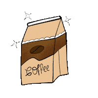 Coffee Illustrator Sticker by Keva Epale