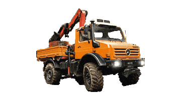 Travel Working Sticker by Mercedes-Benz Unimog