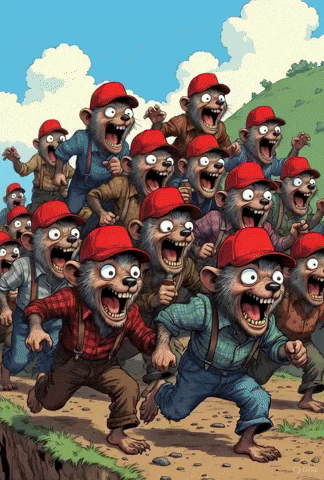 Red Hat Followers GIF by Maryanne Chisholm - MCArtist