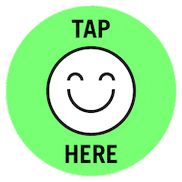 Tap Here Crochet Sticker by WoolAndTheGang