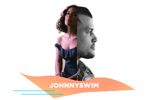 Johnny Swim Sticker by Live On The Green Music Festival