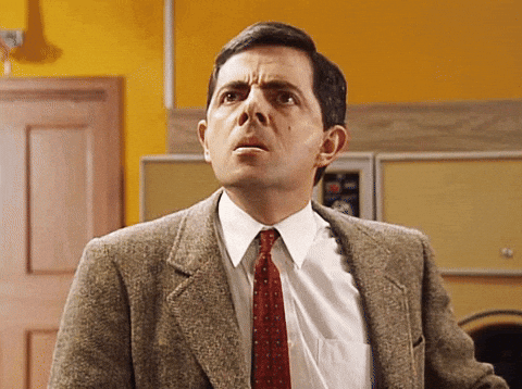 BabyFarkMcGeeZax giphyupload yes mr bean oh okay GIF