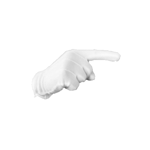 HocusUndPocus hand tap tap here button Sticker