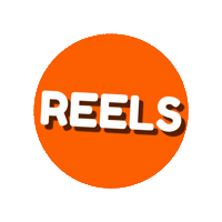 Instagram Orange Sticker