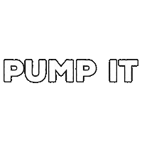 Pump It Sticker Sticker by patternbase