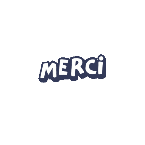 Thanks Typography Sticker