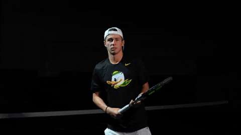 Mens Tennis Oregon GIF by GoDucks
