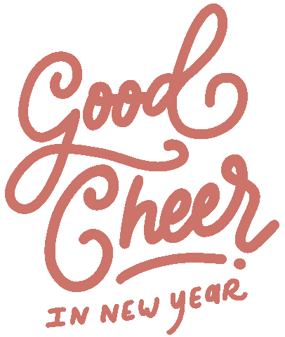Happy New Year Christmas Sticker