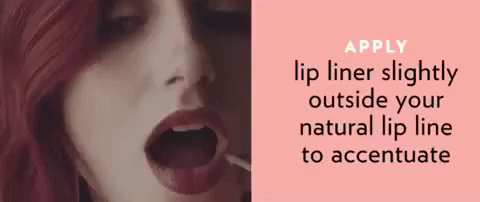 lily collins pink GIF by Byrdie Beauty