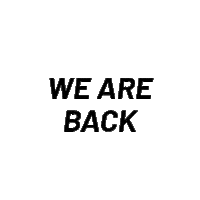 We Are Back Sticker by JEMP